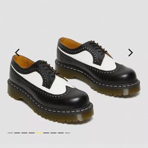 Platform doc martens brogue shoes